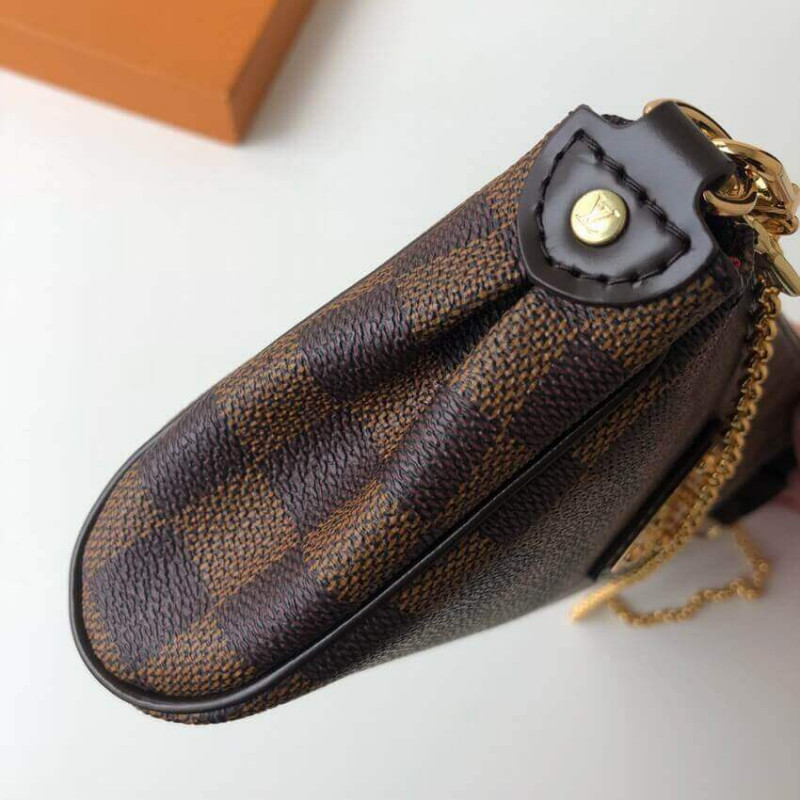 Louis Vuitton Damier Ebene Canvas Eva Clutch N55213-9
