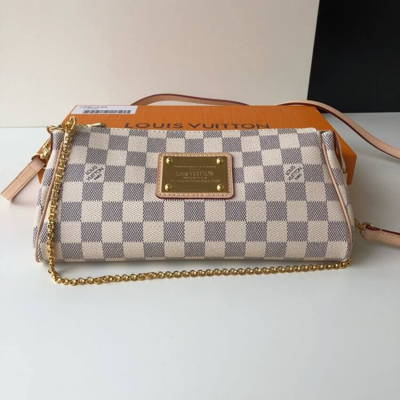 Louis Vuitton Damier Azur Canvas Eva Clutch N55214-4
