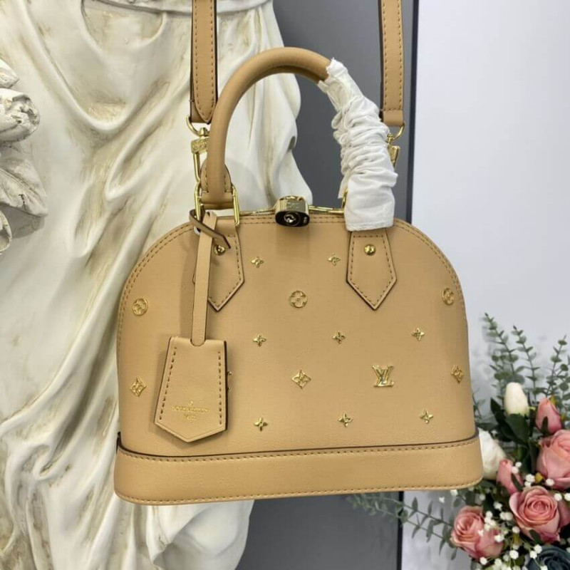 Louis Vuitton Alma BB Monogram Metal en Beige M58638-3