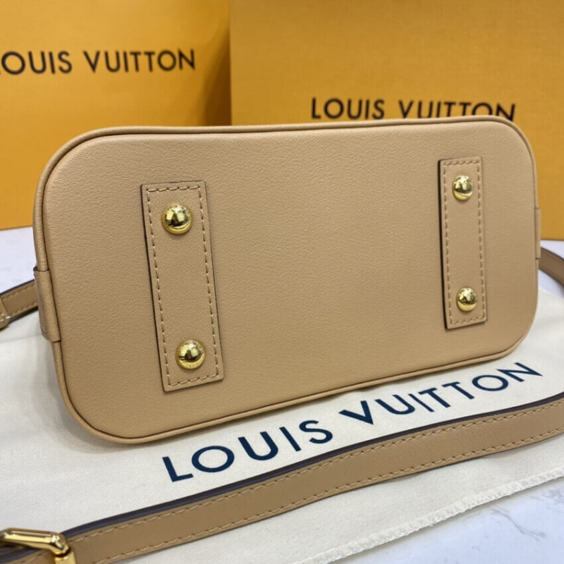 Louis Vuitton Alma BB Monogram Metal en Beige M58638-7
