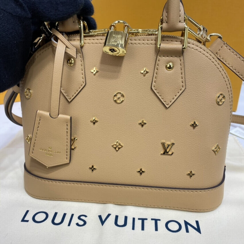 Louis Vuitton Alma BB Monogram Metal en Beige M58638-9