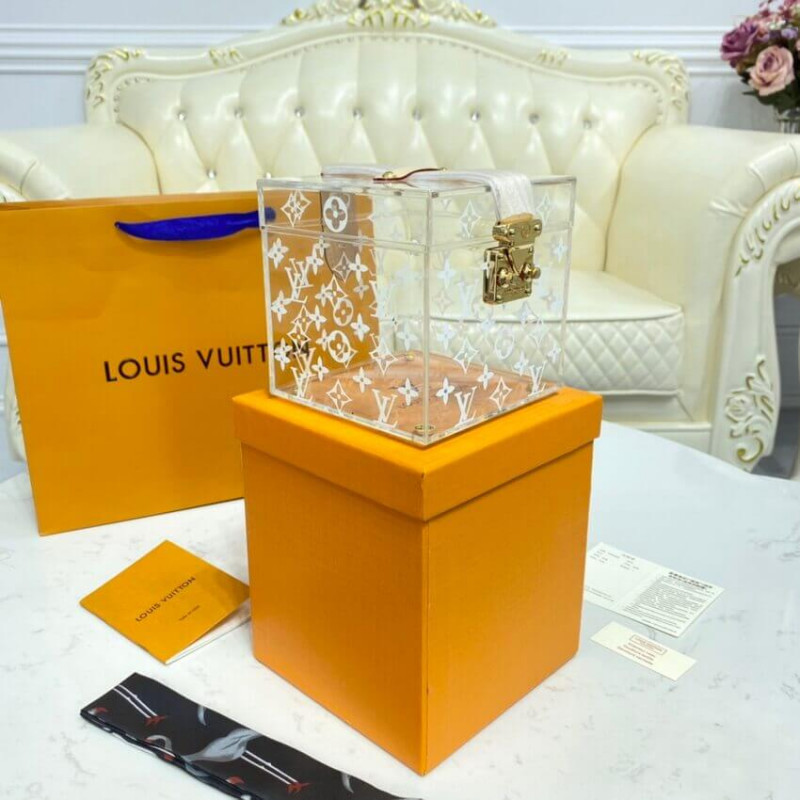 Louis Vuitton Cube Scott Box en transparente GI0481-1