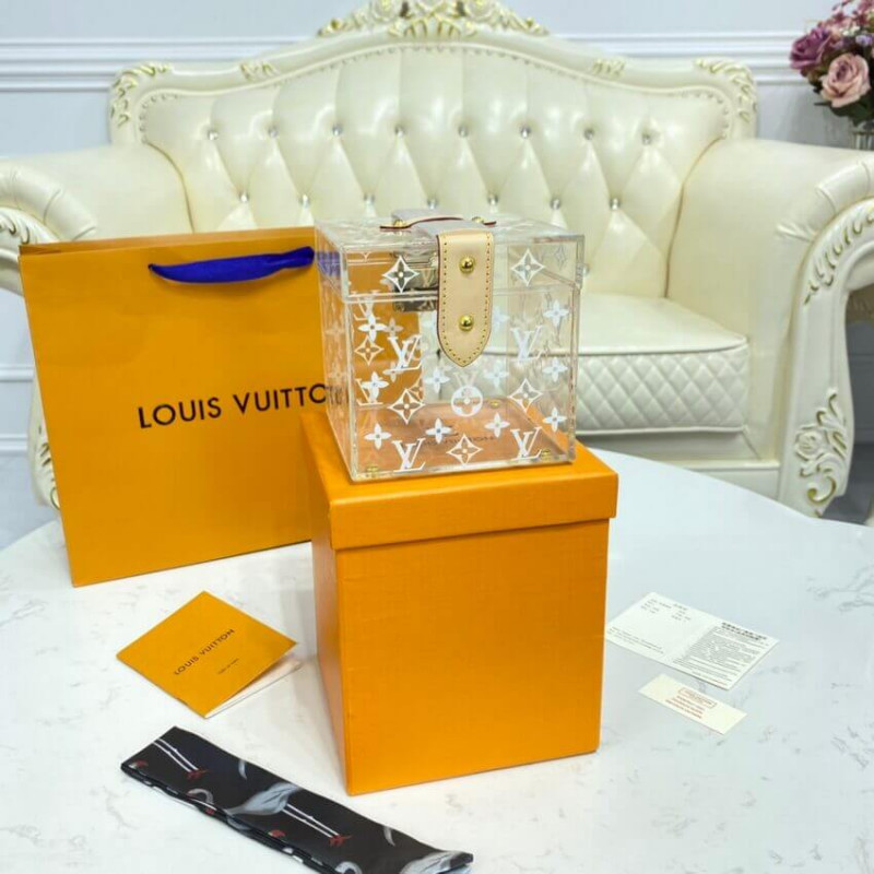 Louis Vuitton Cube Scott Box en transparente GI0481-2