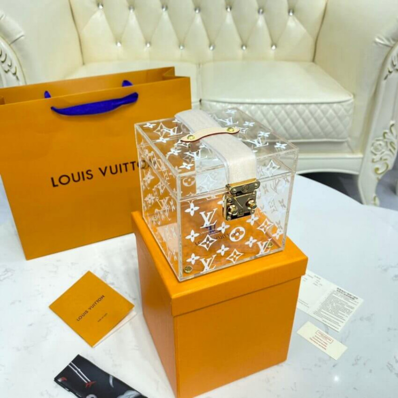 Louis Vuitton Cube Scott Box en transparente GI0481-3