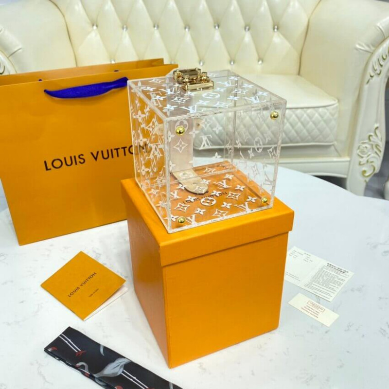 Louis Vuitton Cube Scott Box en transparente GI0481-4
