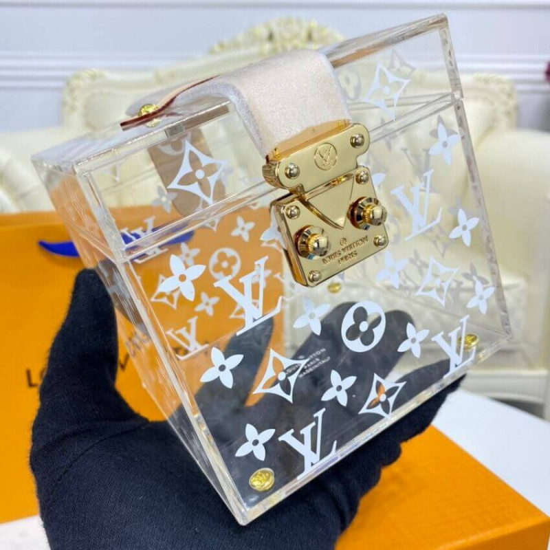 Louis Vuitton Cube Scott Box en transparente GI0481-5