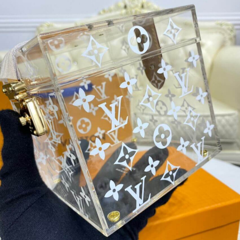 Louis Vuitton Cube Scott Box en transparente GI0481-6