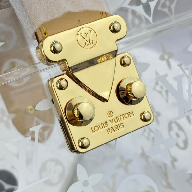Louis Vuitton Cube Scott Box en transparente GI0481-9