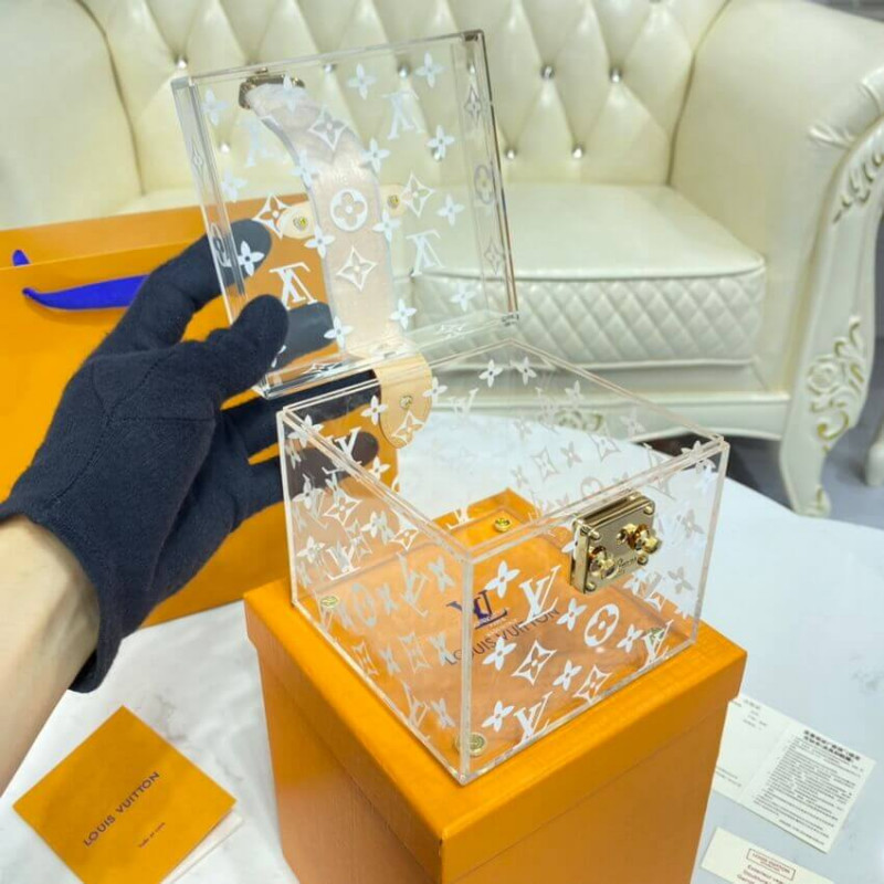 Louis Vuitton Cube Scott Box en transparente GI0481-12