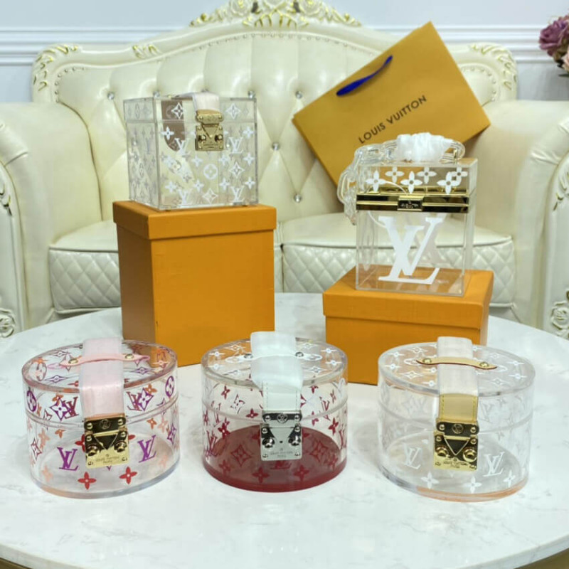 Louis Vuitton Cube Scott Box en transparente GI0481-14
