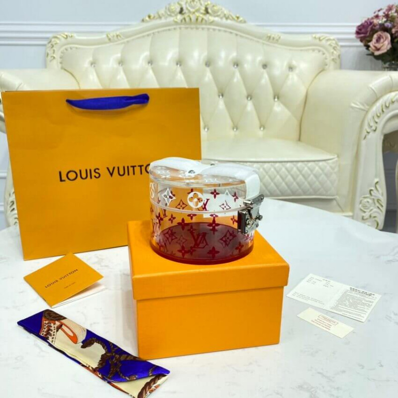 Louis Vuitton Plexiglass Scott Box Red GI0204-1