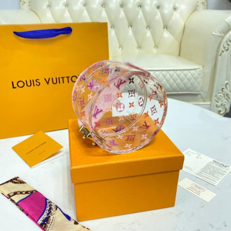 Louis Vuitton Plexiglass Scott Box Pink GI0362-3