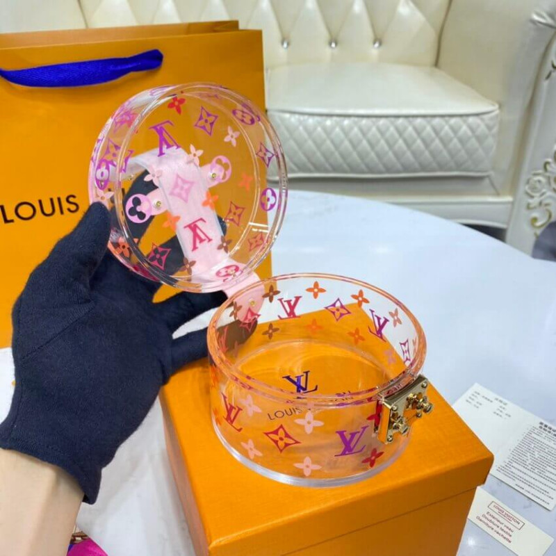 Louis Vuitton Plexiglass Scott Box Pink GI0362-9