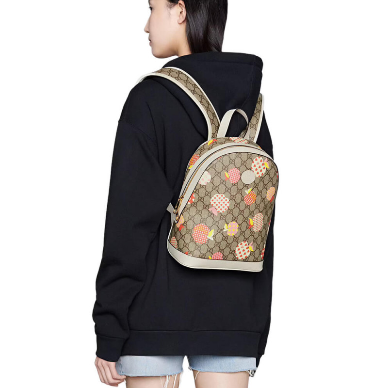 Gucci les pommes mochila pequeña 552884-1