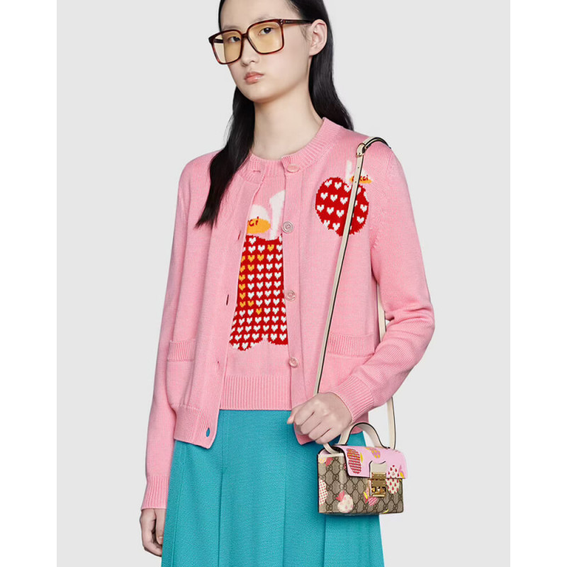Gucci Les Pommes Candlock Mini Bolsa 652683-1