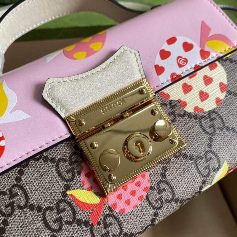 Gucci Les Pommes Candlock Mini Bolsa 652683-6
