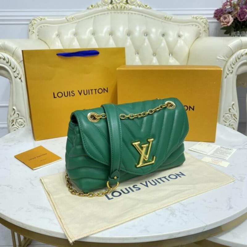 Louis Vuitton New Wave Chain Bolsa M58664 Emerald Green-3