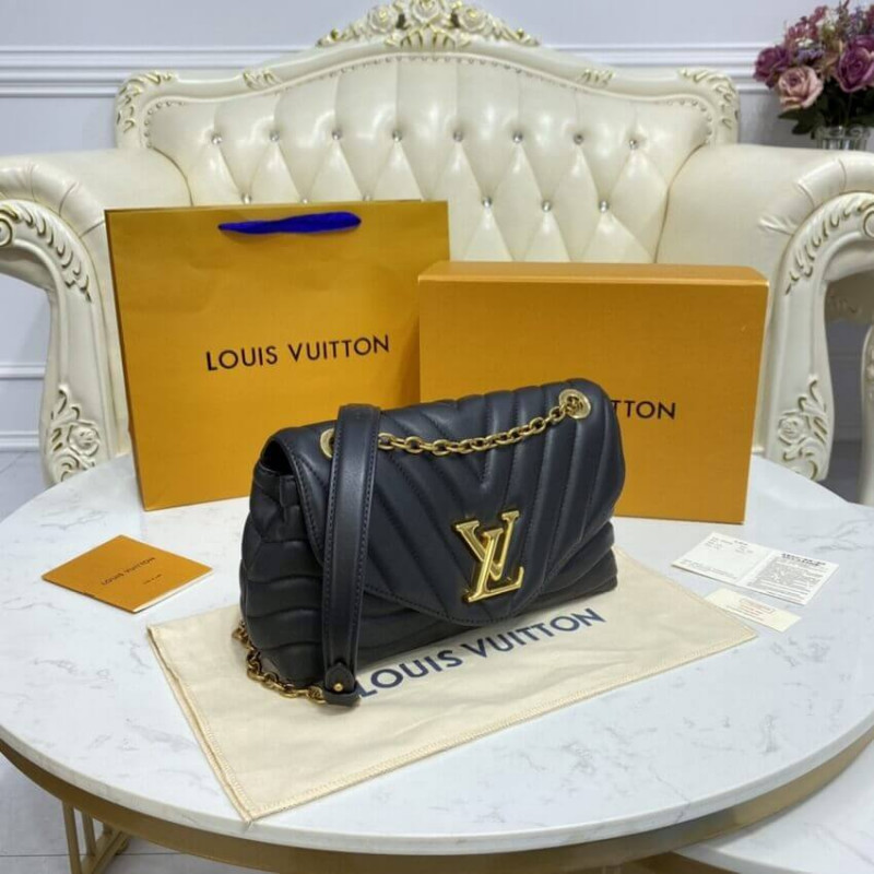 Louis Vuitton New Wave Chain Bolsa M58552 Negro-3
