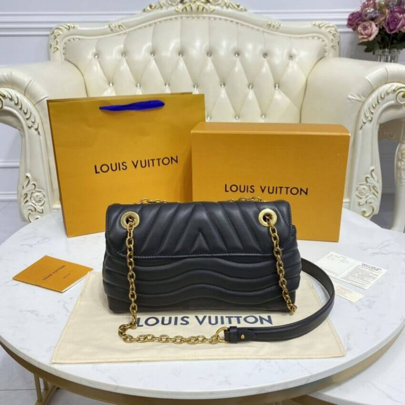 Louis Vuitton New Wave Chain Bolsa M58552 Negro-4