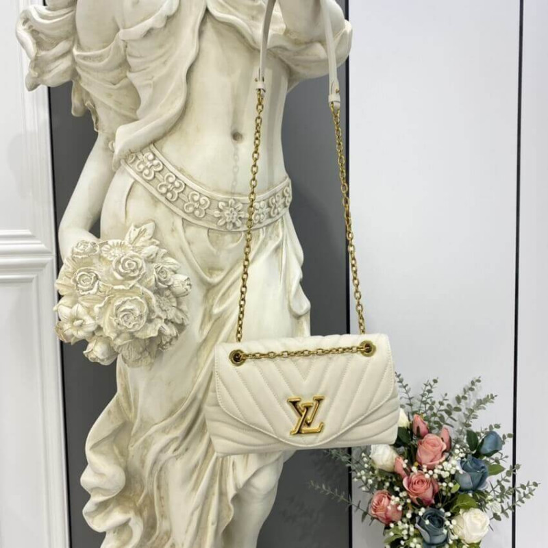 Louis Vuitton New Wave Chain Bolsa M58549 Marfil-1