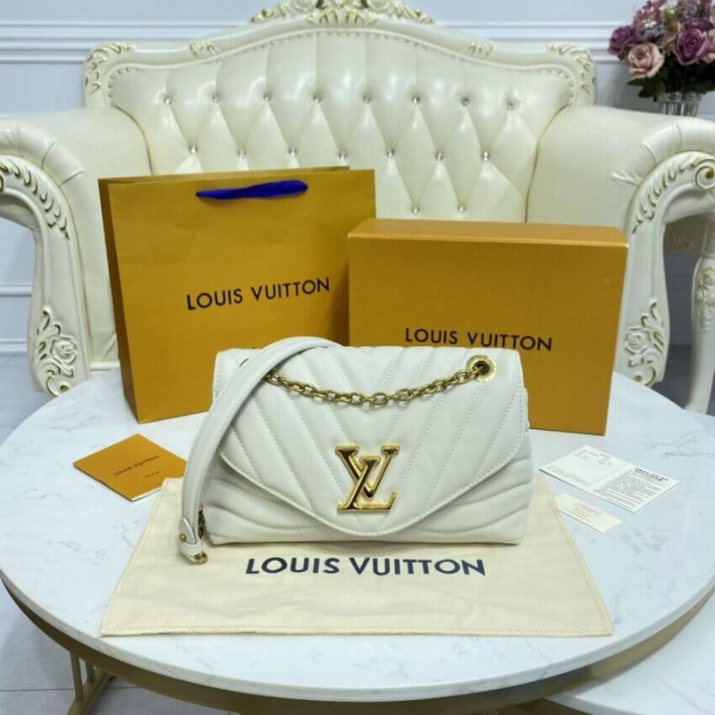 Louis Vuitton New Wave Chain Bolsa M58549 Marfil-2