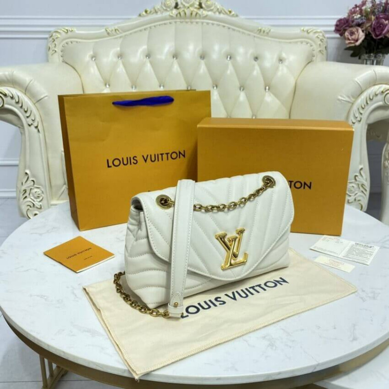 Louis Vuitton New Wave Chain Bolsa M58549 Marfil-3