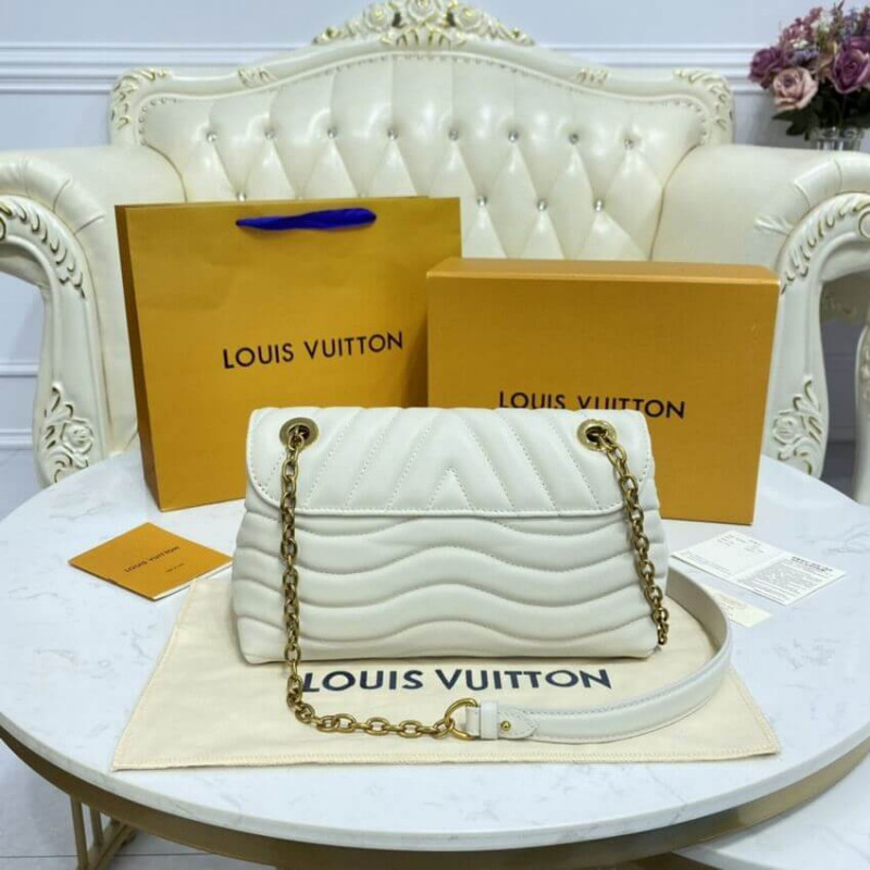 Louis Vuitton New Wave Chain Bolsa M58549 Marfil-4