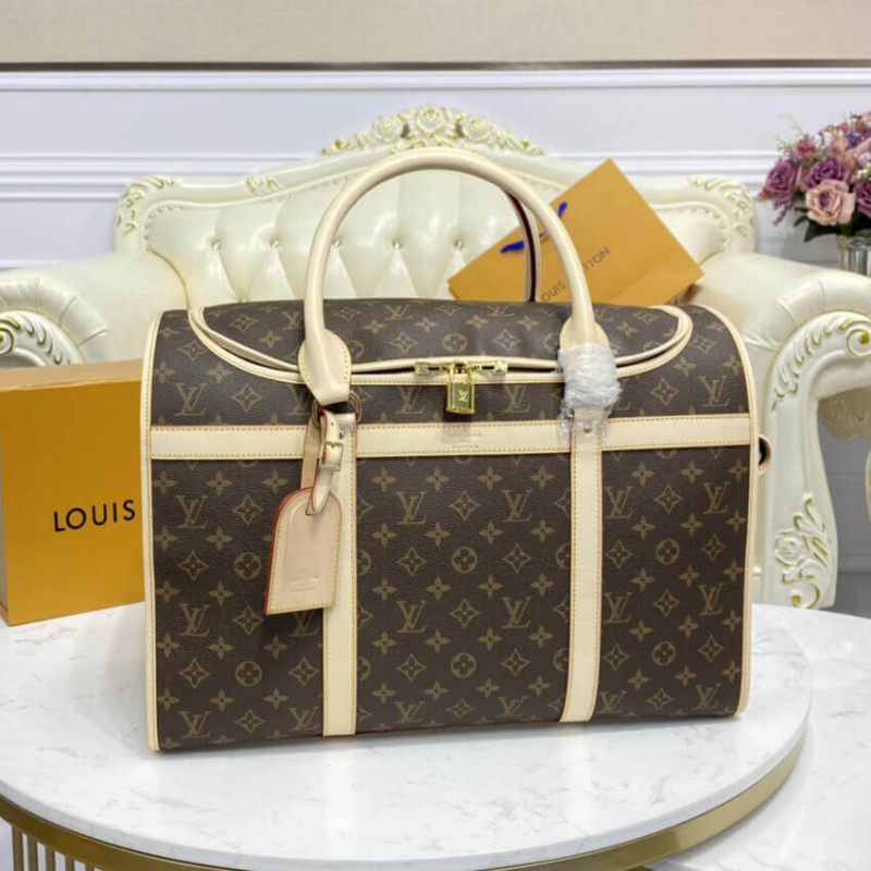 Louis Vuitton Monogram Canvas Carrier de perros 50 M42021-1