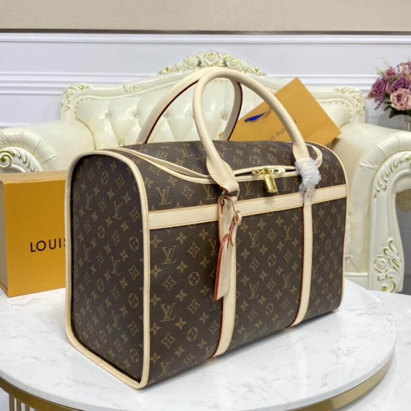 Louis Vuitton Monogram Canvas Carrier de perros 50 M42021-2