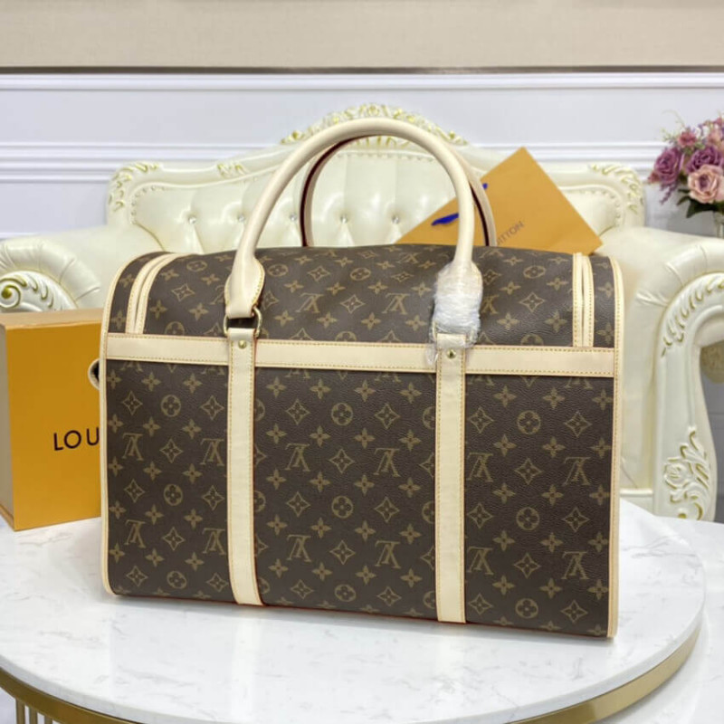 Louis Vuitton Monogram Canvas Carrier de perros 50 M42021-3