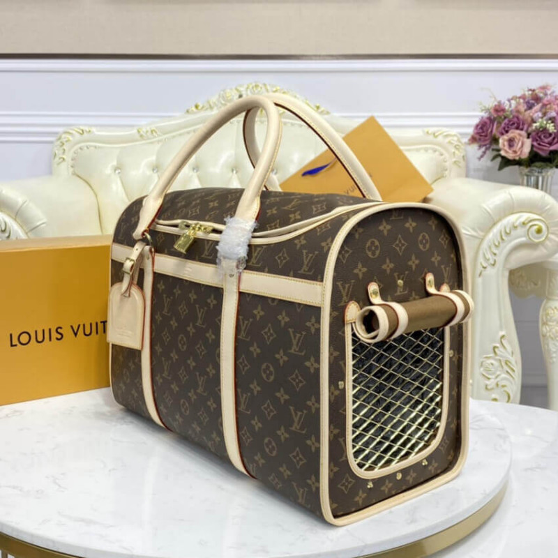 Louis Vuitton Monogram Canvas Carrier de perros 50 M42021-4