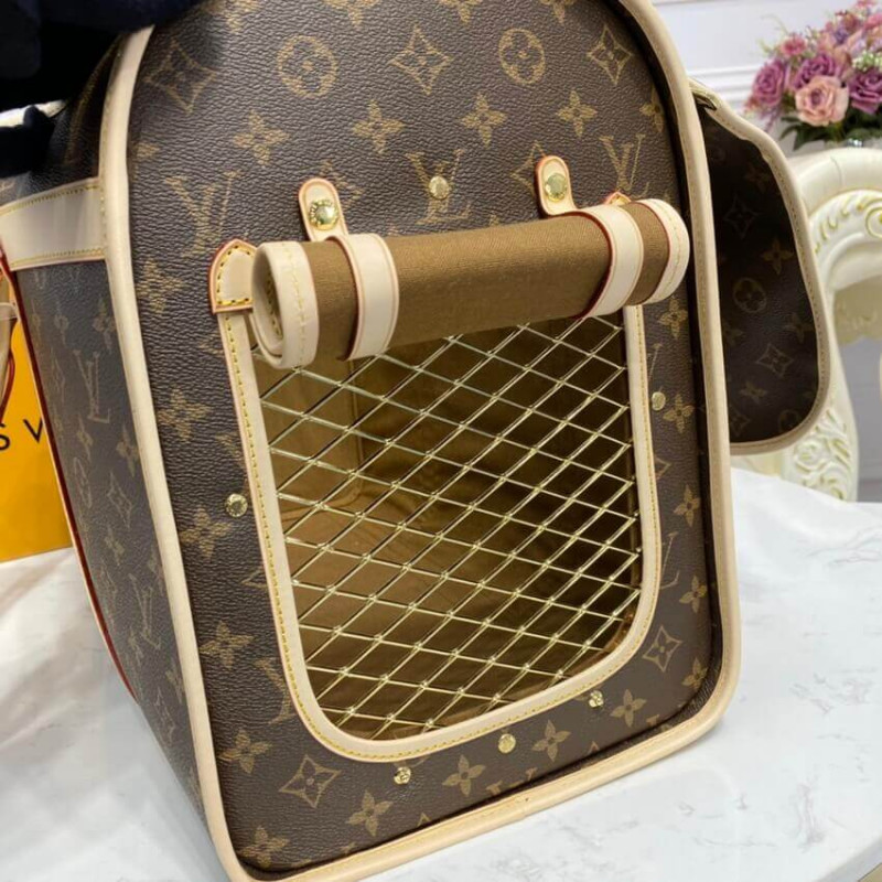 Louis Vuitton Monogram Canvas Carrier de perros 50 M42021-14