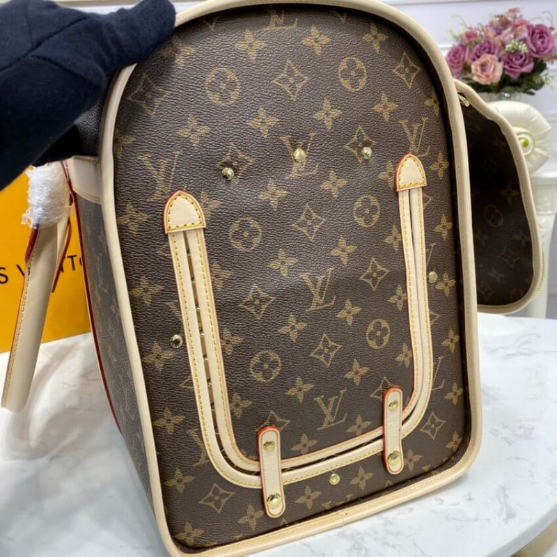 Louis Vuitton Monogram Canvas Carrier de perros 50 M42021-16