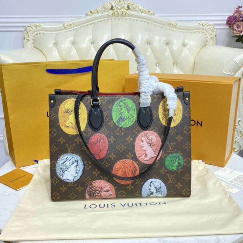 LOUIS VUITTON Monogram Cameo impreso Onthgo MM M59245-4