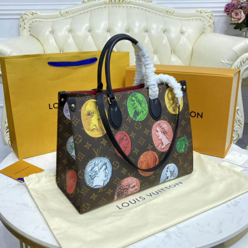 LOUIS VUITTON Monogram Cameo impreso Onthgo MM M59245-5