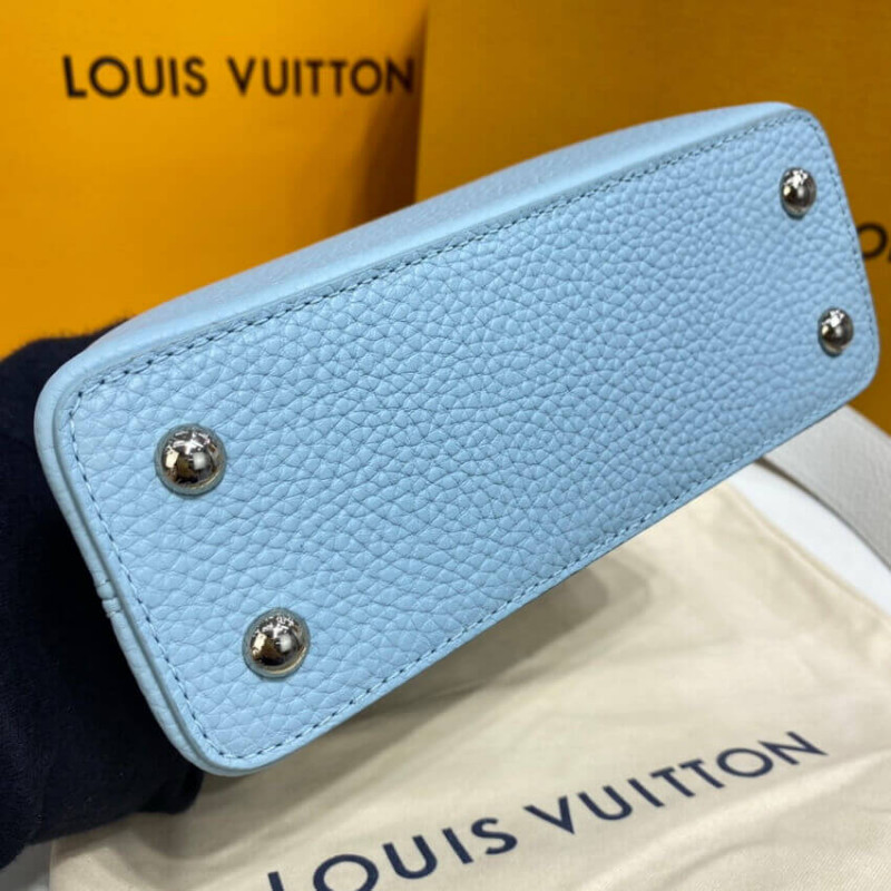 Louis Vuitton Taurillon Cuero Capucines Mini M57519-7