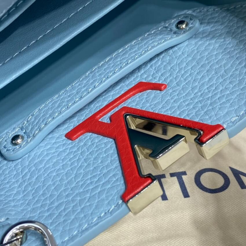 Louis Vuitton Taurillon Cuero Capucines Mini M57519-16