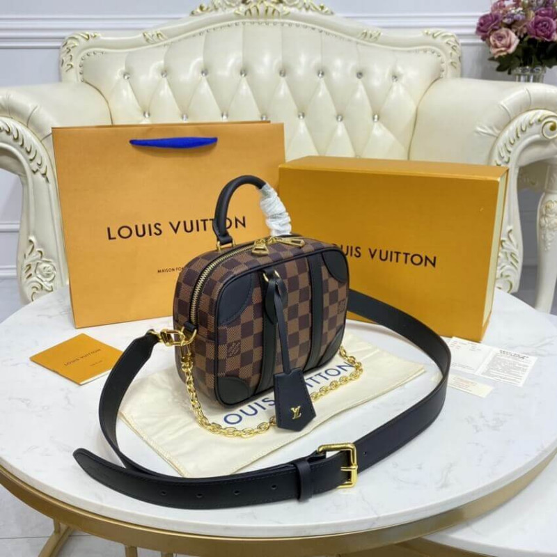 Louis Vuitton Damier Azur Valisette Souple BB N50063-4