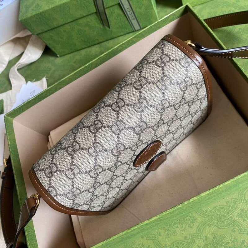 Gucci Mini Shoulder Bolsas con G en GG Supreme 671620-9