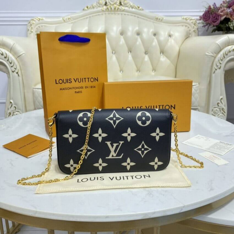 Louis Vuitton Bicolor Monogram Empreinte Leather Felicie Pochette M80482-4