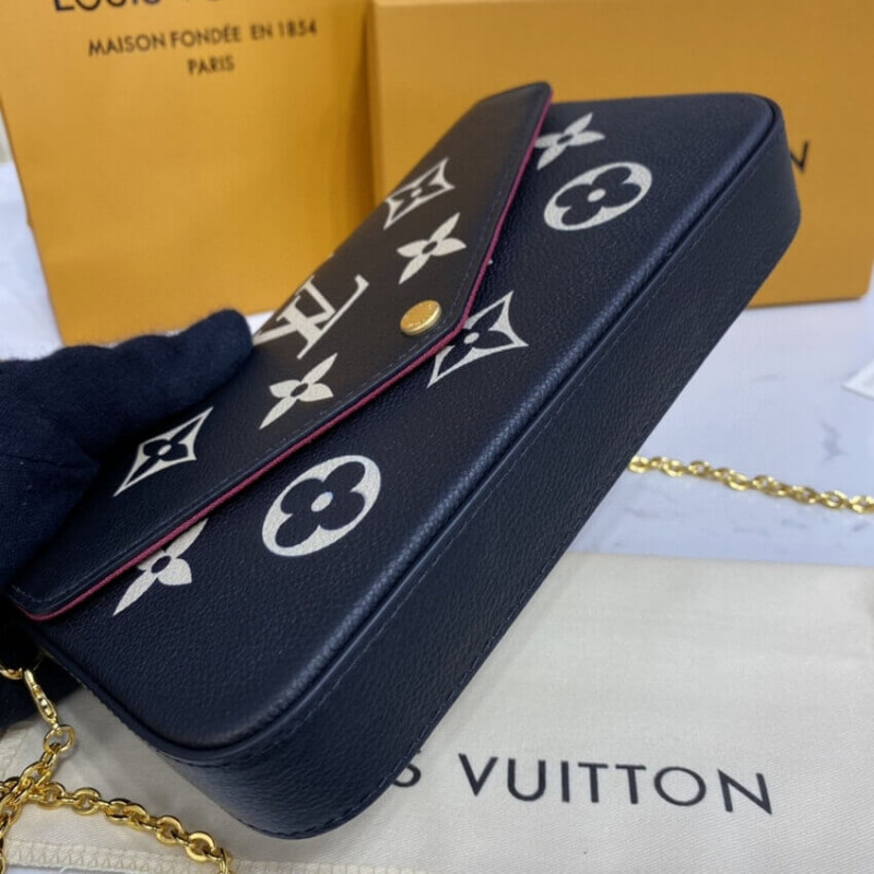 Louis Vuitton Bicolor Monogram Empreinte Leather Felicie Pochette M80482-6