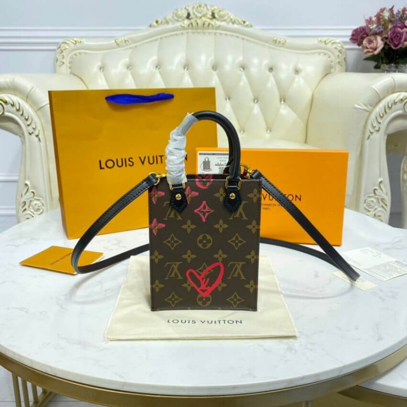 Louis Vuitton Signature dibujó Petit Sac Plat M80839-6