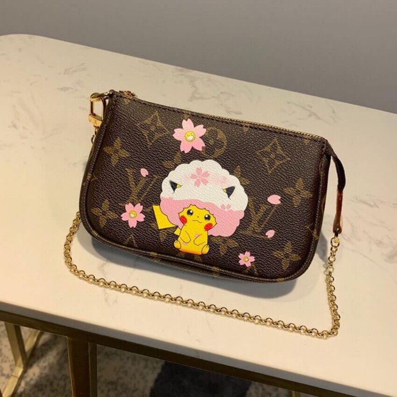 Louis Vuitton Pikachu Print Mini Pochette AccessOires M58009-1