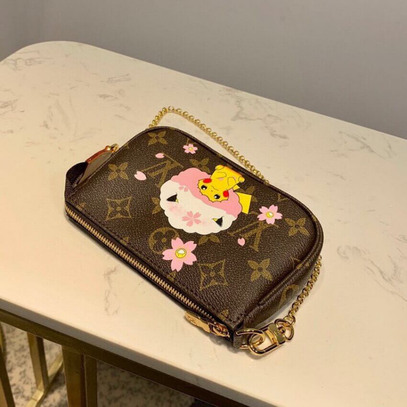 Louis Vuitton Pikachu Print Mini Pochette AccessOires M58009-3