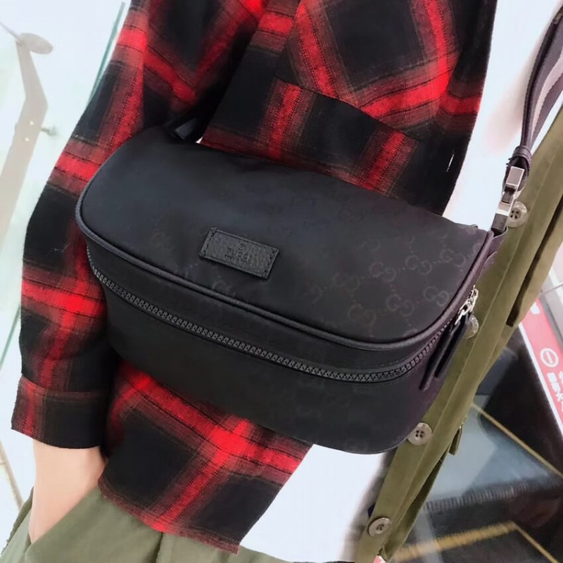 Gucci GG Guccissima Nylon Winist Crossbody Bolsa 449182-3