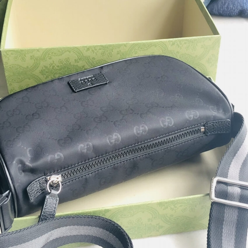 Gucci GG Guccissima Nylon Winist Crossbody Bolsa 449182-6