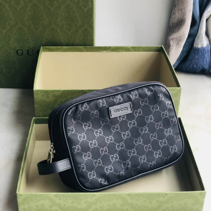 Gucci GG Guccissima Nylon Toatetry Bolsa 510338-3