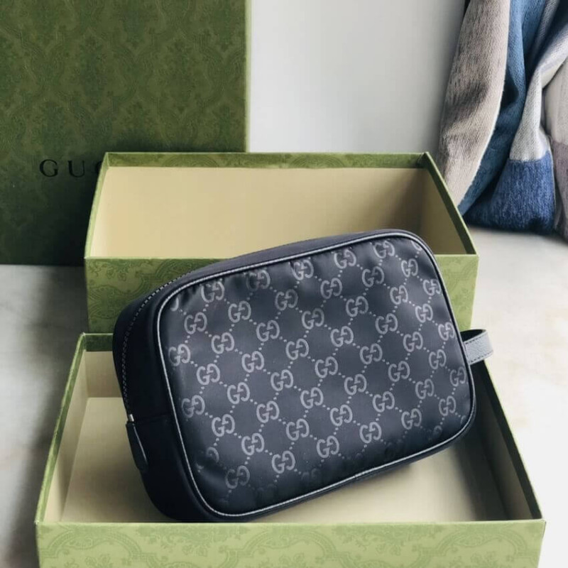 Gucci GG Guccissima Nylon Toatetry Bolsa 510338-4