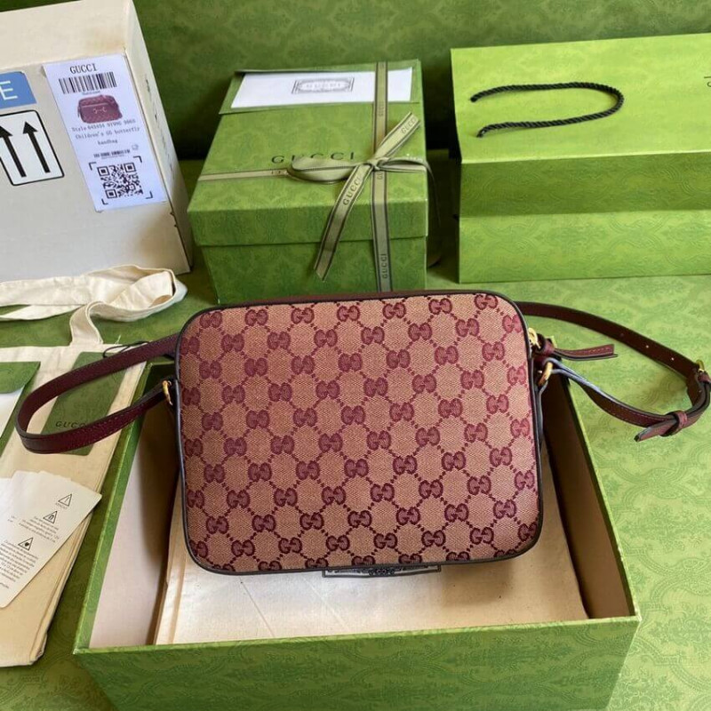 Gucci Horsebit 1955 Bolsa pequeña en Borgoña 645454-4