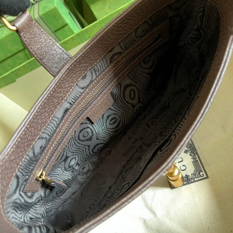 Gucci x Balenciaga Jackie 1961 Pequeña bolsa de vagabundo 680118 Café-6